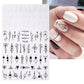 1PCS 3D Nagelzubehör, Maniküre-Nagelteile, Nageldekoration mit Liebes-Herz Aufkleber