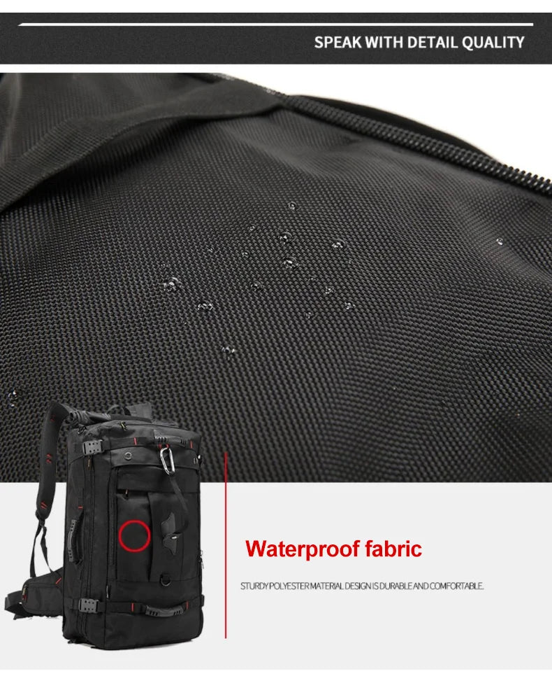 50L 70L Travel Fitness Training Backpack Large Capacity Multifunction Luggage Bag Waterproof Men Outdoor Hiking Trekking PackXA8