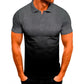 Sommer Herren 3D Druck T-shirts, Casual-Taste Kragen, 3D Gradienten Kurzarm