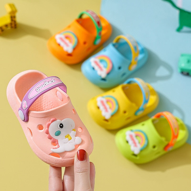 Kinder Hausschuhe mit Cartoon Animation, Kleinkind Mädchen Sommer Schuhe, Junge Hausschuhe 1-6 Jahre