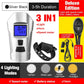 Fahrradlicht, USB wiederaufladbar, Fahrrad-Kilometerzähler, Frontlicht, Taschenlampe mit Computer, LCD-Tachometer, Radfahren, Kopf, Laterne, Horn
