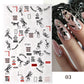 1PCS 3D Nagelzubehör, Maniküre-Nagelteile, Nageldekoration mit Liebes-Herz Aufkleber