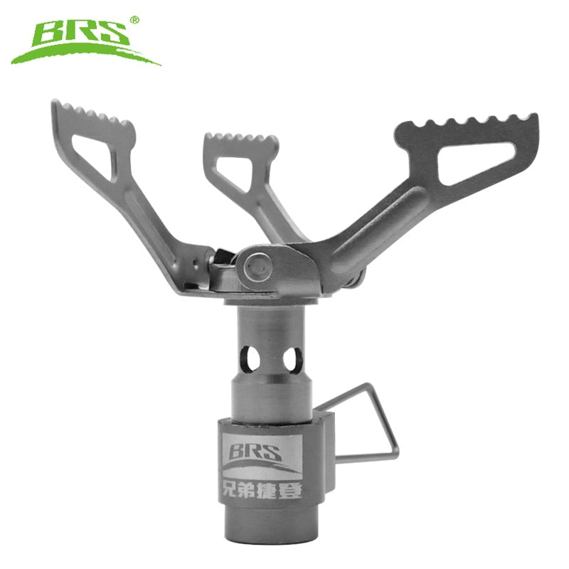 BRS Outdoor Gasherd Camping Gasbrenner, Tragbarer Mini-Titanofen, Überlebensofen Gaskocher BRS-3000T