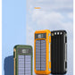 99000 mAh Solar-Powerbank mit Kabel Typ C, schnelles Aufladen, externes Ladegerät für alle Handys, Samsung, Huawei, Xiaomi