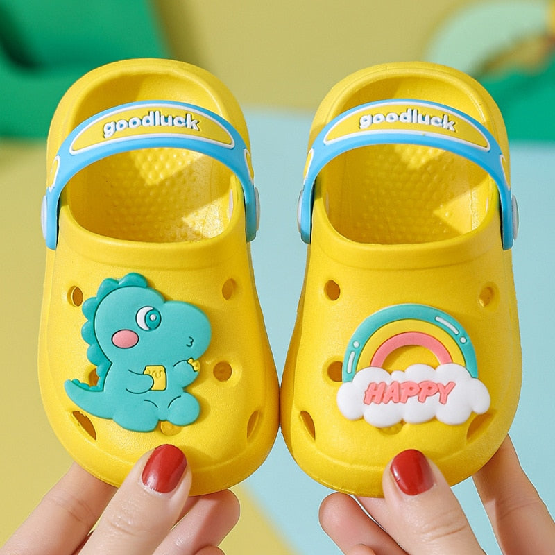 Kinder Hausschuhe mit Cartoon Animation, Kleinkind Mädchen Sommer Schuhe, Junge Hausschuhe 1-6 Jahre
