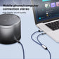2 in 1 Aux Audio Cable Type C/Lightning To 3.5mm Male Cable For Car Headphone phone USB C IOS to 3.5mm Aux Converter Jack Cable