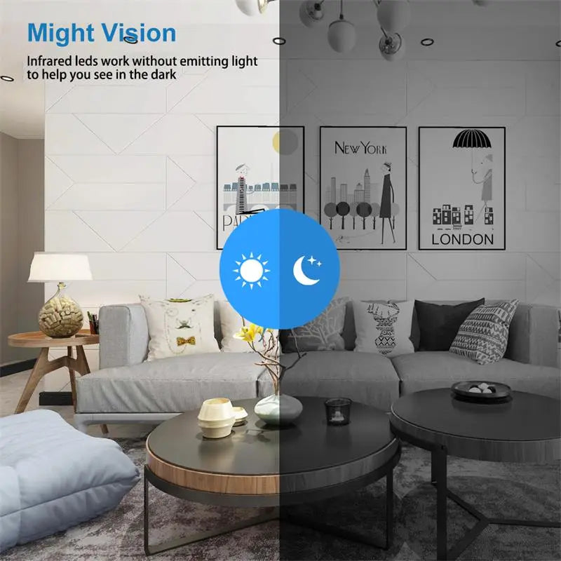 1080P HD Mini WiFi Kamera Indoor Sicherheit Überwachung, Baby Monitor Nachtsicht Camcorder, IP Cam Audio Video Recorder