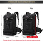 50L 70L Travel Fitness Training Backpack Large Capacity Multifunction Luggage Bag Waterproof Men Outdoor Hiking Trekking PackXA8