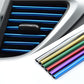 10PCS 20cm Auto Klimaanlage Outlet Dekorative Luftauslass-Dekorstreifen, Auto Tür Kante ecke Schutz