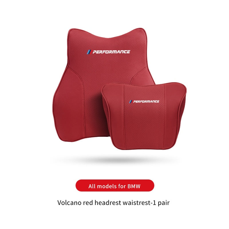 Leder Auto Kopfstütze, Nacken Kissen, Lenden Unterstützung, Auto-Protector Kissen für BMW, G30, F10, F30, g20