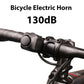 Elektronische Fahrradhupe, 5 Arten von Klingeltönen, Kinderglocken, 130 dB, super laut, geeignet für Roller, Rennräder und MTB