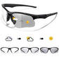LOISRUBY Style Photochromic Sunglasses Men Women Outdoor Mtb Bicycle Cycling Runnging Eyewear Sports Bike Windproof Goggles