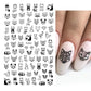 1PCS 3D Nagelzubehör, Maniküre-Nagelteile, Nageldekoration mit Liebes-Herz Aufkleber