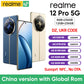 Global ROM Realme 12 Pro 5G  6.7" 120Hz 5000mAh Battery 67W 50MP Rear Three Cameras Snapdragon® 6 Gen 1 Octa Core  NFC