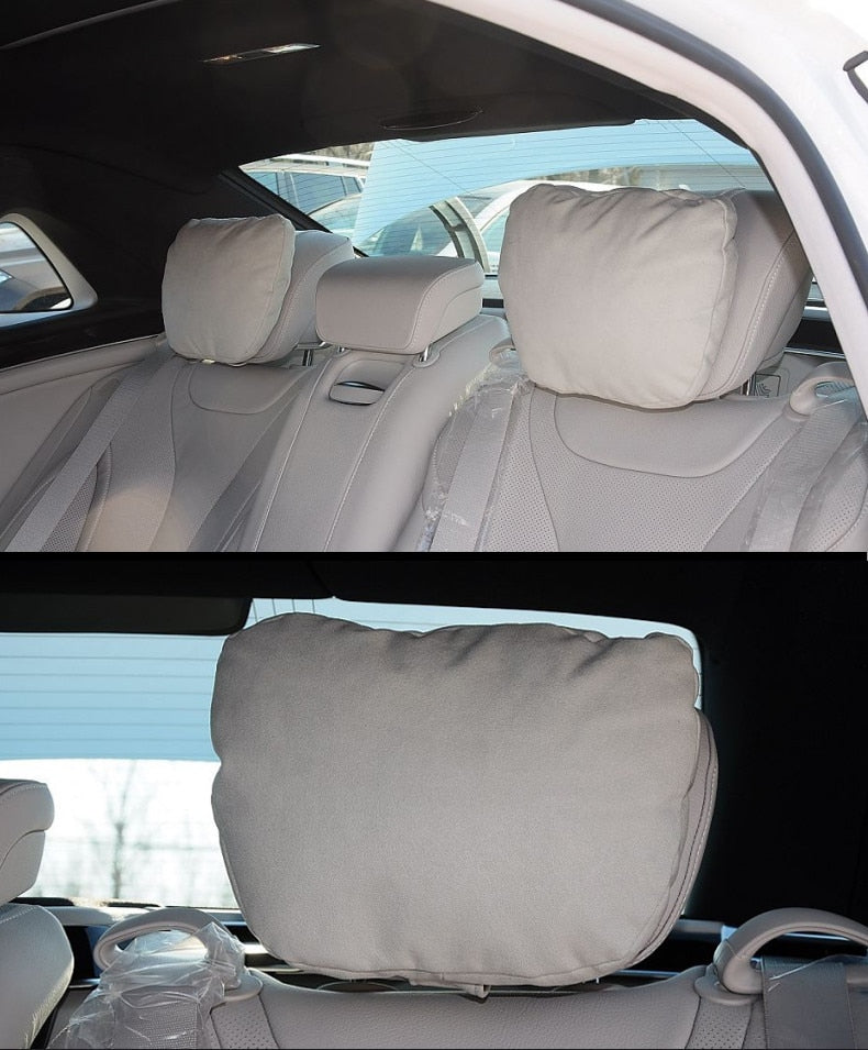 Hochwertiges Auto-Kopfstützen-Nackenstützsitz / Maybach Design S-Klasse, weiches, universell verstellbares Auto-Nackenstützenkissen