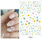 1PCS 3D Nagelzubehör, Maniküre-Nagelteile, Nageldekoration mit Liebes-Herz Aufkleber