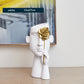 Kreative nordische Vase, Kunst für Wohnzimmer, Weinschrank, Dekor, Schrank, Couchtisch, Blumenarrangement, Harzvase, Geschenk, Heimdekoration