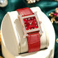 2023 neue Mode Damenuhren, Mode Leder Quarzuhr, TOP Marke Luxus Zifferblatt Einfache Rose Gold