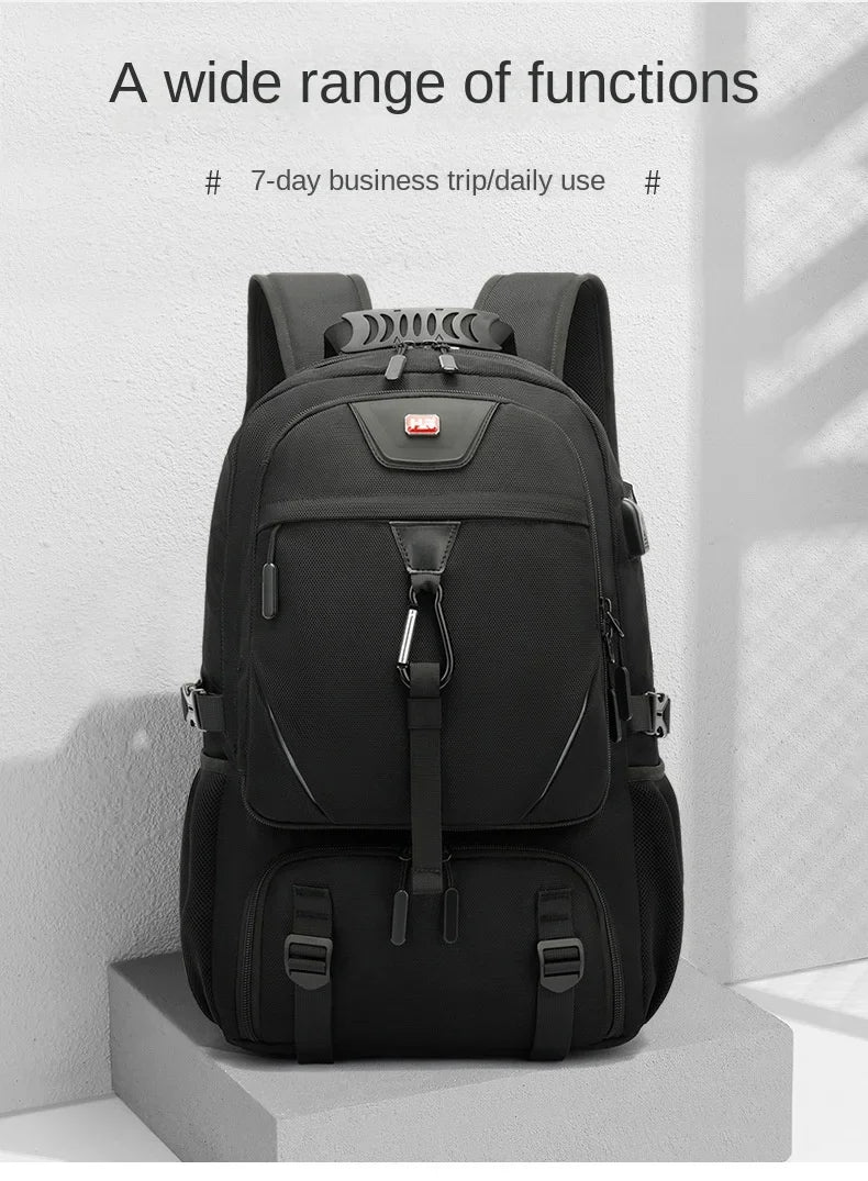 50L 60L 80L Outdoor Backpack with USB Port for Men Pack Bags Large Capacity Unisex Sports Trekking Hiking Camping Available in