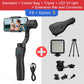 AXNEN F8 3-Achsen Handheld Gimbal Telefonstabilisator, Smartphone-Stativ / Handyhalter für iPhone Android Mobile