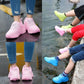 1 Paar wiederverwendbare wasserdichte Regenschuhüberzüge aus Silikon für Outdoor-Regenstiefel, Wanderschuhe