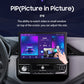 Hizpo Android 12 Universal 1din Autoradio, CarPlay GPS Navigation, Multimedia Player 1 Din Stereo 7 Zoll manuell einziehbarer Bildschirm