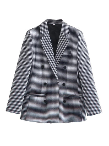 Zweireiher Business Blazer-Mantel für Damen,  Mode für Herbst / Frühling, Mantel für Bürodamen