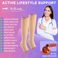Zipper Compression Socks 15-20 mmHg Open Toe, Medical Zip Up Compression Stockings for Women Men Improves Blood Circulation, Rel
