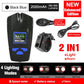 Fahrradlicht, USB wiederaufladbar, Fahrrad-Kilometerzähler, Frontlicht, Taschenlampe mit Computer, LCD-Tachometer, Radfahren, Kopf, Laterne, Horn