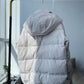 2023 neue Damen Winter Mäntel Mid-länge mit Kapuze, Gänsedaunen Warme und Dicke Casual Daunen Jacke