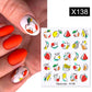 3D Nagelaufkleber, love Aufkleber, Gesicht Muster, Valentinstag Nail art Dekoration, Liebesherz