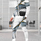 Herren Jogging Trainingsanzug mit 3D-Druck, lose 2 Teilige Strassenmode