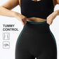 2023 Nahtlose Gestrickte Fitness GYM Hosen, Damen Hohe Taille Nude Yoga Hosen