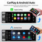 Podofo 1DIN MP5 Player Touch Autoradio FM 4-USB 5,1 Zoll, Unterstützt Android Mirrorlink Bluetooth Carplay Autoradio DVR