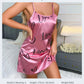 Women Sexy Sleeveless Nightdress Satin Chemise Lingerie Sleepwear Night Dress Cami Slip Dress Nightwear Nightgowns