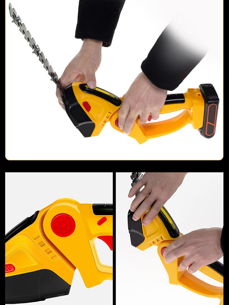 2 in 1 kabellose elektrische Heckenschere 24V, 20000 U/min wiederaufladbare Handhaushaltsstrauch