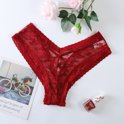 Neue Mode Höschen für Damen, Sexy Low-Taille Spitze Unterwäsche, Niedliche G String, Solide Komfortable Weibliche dessous