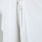 Langes Top mit kontrastierender Spitze und hohem Schlitz mit Hosen-Set