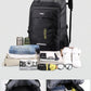 60L 80L Hiking Camping Backpack Nylon Waterproof Large Capacity Luggage Rucksack Men Women Outdoor Climbing Travel Sports Bag