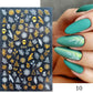 1PCS 3D Nagelzubehör, Maniküre-Nagelteile, Nageldekoration mit Liebes-Herz Aufkleber