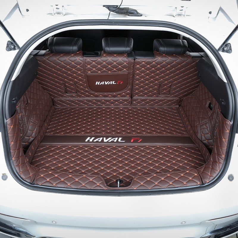 Benutzerdefinierte Kofferraummatten für Haval F7 F7X, Langlebige Cargo-Liner Kofferraumteppiche Zubehör Innenabdeckung