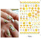 1PCS 3D Nagelzubehör, Maniküre-Nagelteile, Nageldekoration mit Liebes-Herz Aufkleber