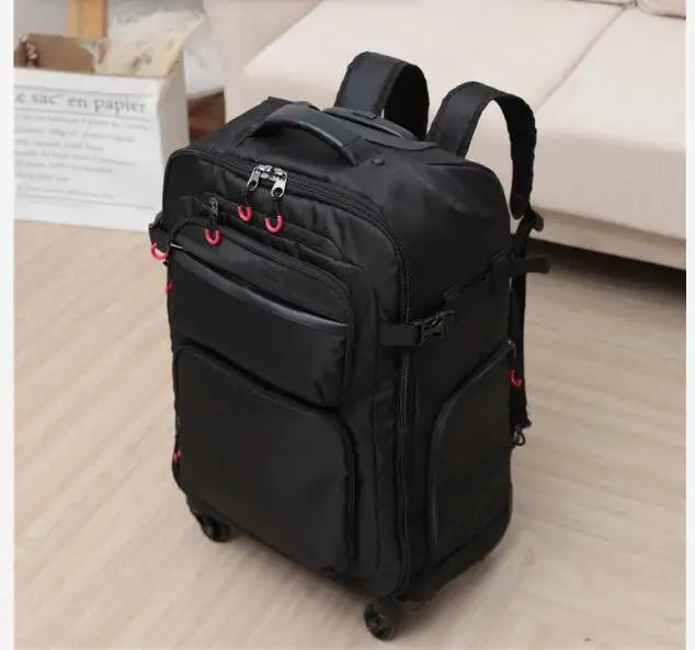 20 Inch 22 Inch 24" Travel Rolling luggage bag Travel Suitcase Rolling Backpack Spinner Wheels Travel Trolley Wheeled backpack