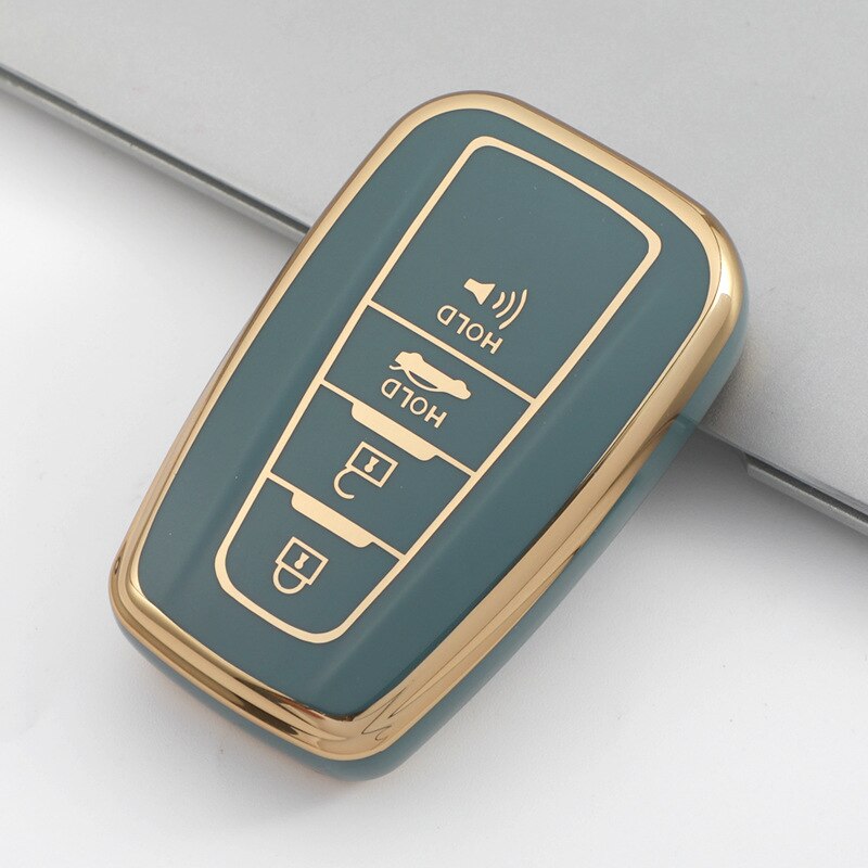 Auto-Fernschlüsselhülle für 2018–2022 Toyota RAV4, Camry, Corolla, Avalon, C-HR, Prius, GT86, Highlander 4 Tasten Keyless Shell