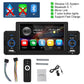 Podofo 5 zoll Auto Radio 1 Din CarPlay, Android Auto Multimedia Player Bluetooth MirrorLink, FM Empfänger für Volkswagen Nissan