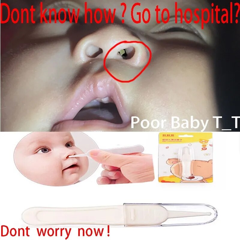 Baby Dig Booger Clip, Kleinkinder Ohr Nase Nabel Reinigungswerkzeuge, Kleinkinder Nasenhöhlenpflegezubehör