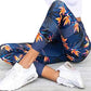 Damen Leggings Fitnesshose mit Streifen Druck, elastische Gym Workout Strumpfhosen, S-XL Laufhose Plus Größe