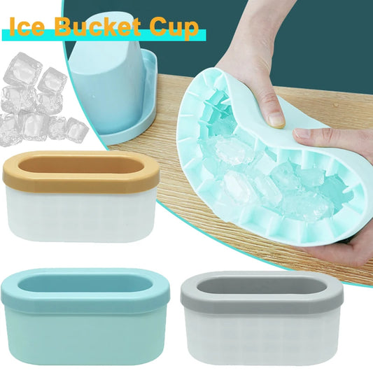 Kreative runde Silikon Ice Cube, Eis -Eimer für den Sommer
