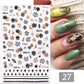 1PCS 3D Nagelzubehör, Maniküre-Nagelteile, Nageldekoration mit Liebes-Herz Aufkleber