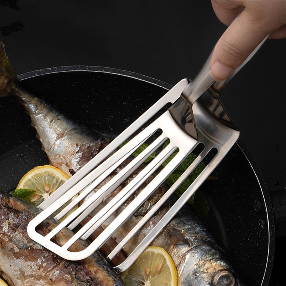 304 Edelstahl Hohlklemme Fischspatel, Clip Steakspatel für Buffets Bars Partys